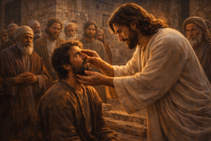 Jesus Heals a Blind Man
