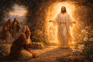 Empty crosses over Jerusalem