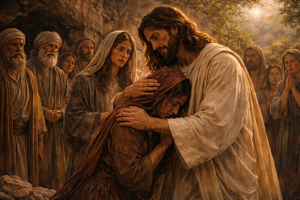 Jesus weeps when Lazarus died